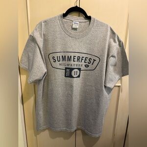 Summerfest T Shirt 2011 XL Music Festival Milwaukee WI USA